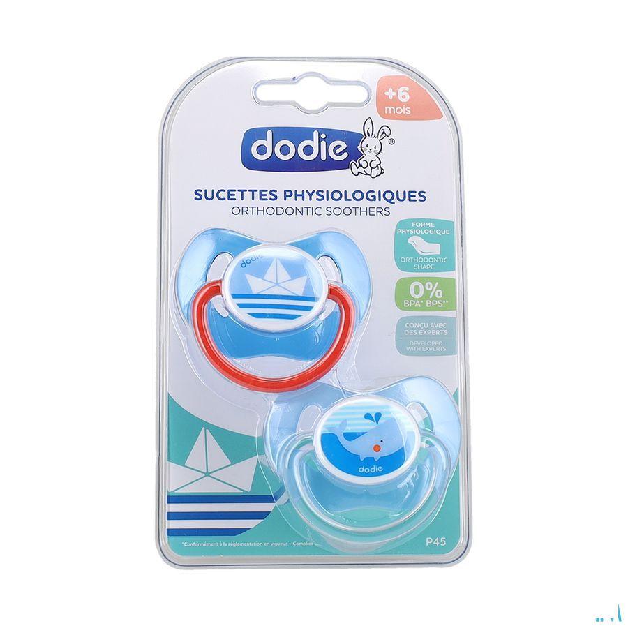 Dodie Sucette Physio Silic. 2 + 6m Messages Coeurs