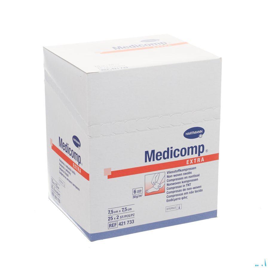 Medicomp Kompres Steriel 6Pl 7,5X7,5Cm 25X2 4110761  -  Hartmann