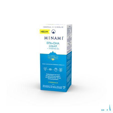 Minami Epa+Dha Liquid + Vit D3 Fl 150ml  -  Nestle