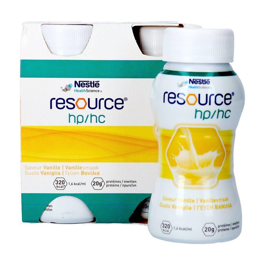 Resource Hp Hc Vanille Fles 4x200 ml  -  Nestle