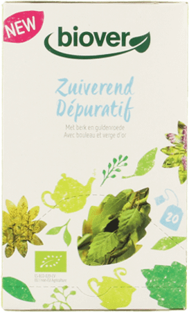 Biokruideninfusie Zuiverend Zakje 20  -  Biover