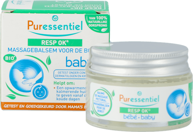 Puressentiel Ademhaling Massagebalsem Baby 30 ml  -  Puressentiel