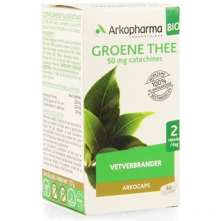 Arkocaps Groene Thee Bio Capsule 40  -  Arkopharma