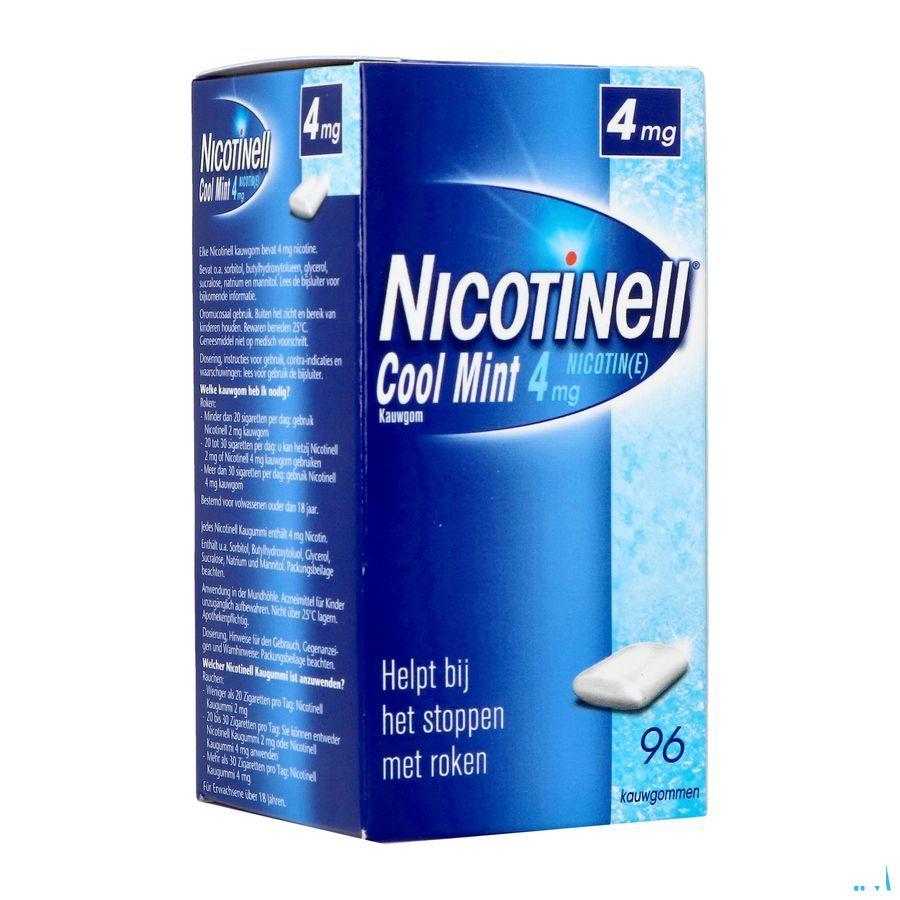 Nicotinell Cool Mint 4 mg Kauwgom 96