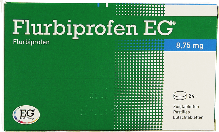 Flurbiprofen EG 8,75 mg Pastilles A Sucer 24  -  EG