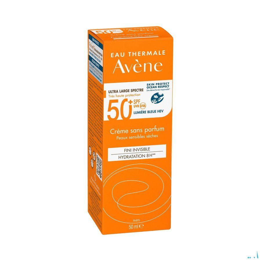 Avene Zon Ip50 + Creme Zonder Parfum 50 ml  -  Avene
