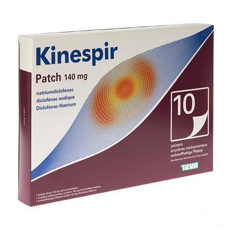 Kinespir Patch 140 mg Pleisters 10 