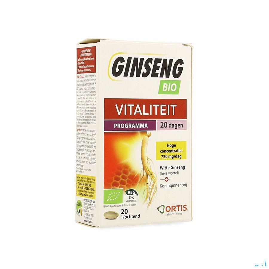 Ortis Ginseng Bio Tabletten 20  -  Ortis