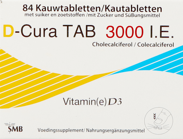 D-cura Tab 3000 kauwtabletten 84