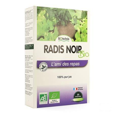 Zwarte Radijs Bio Ampullen 20x10 ml Biotechnie