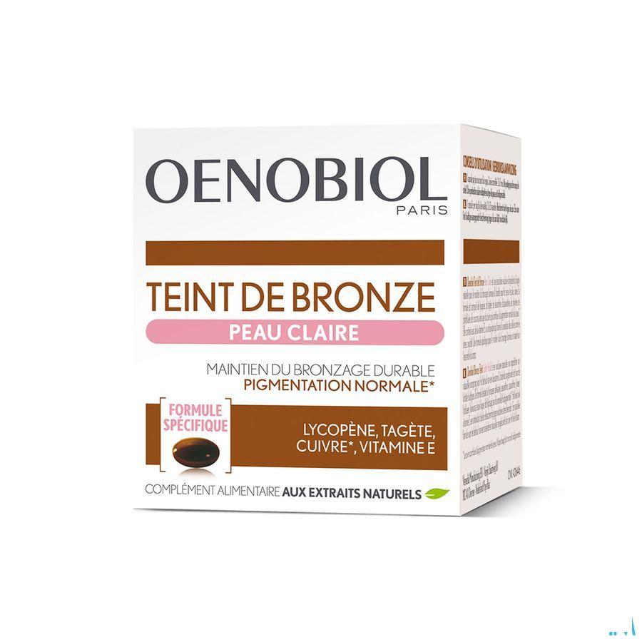 Oenobiol Bronze Teint Lichte Huid Caps 30