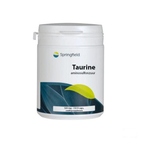 Taurine 500 mg Springfield V-Capsule 150  -  Springfield Nutraceuticals