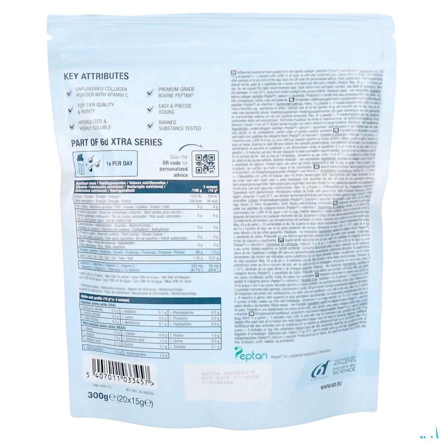 6d Sixd Collagen Peptan Unflavored 300g