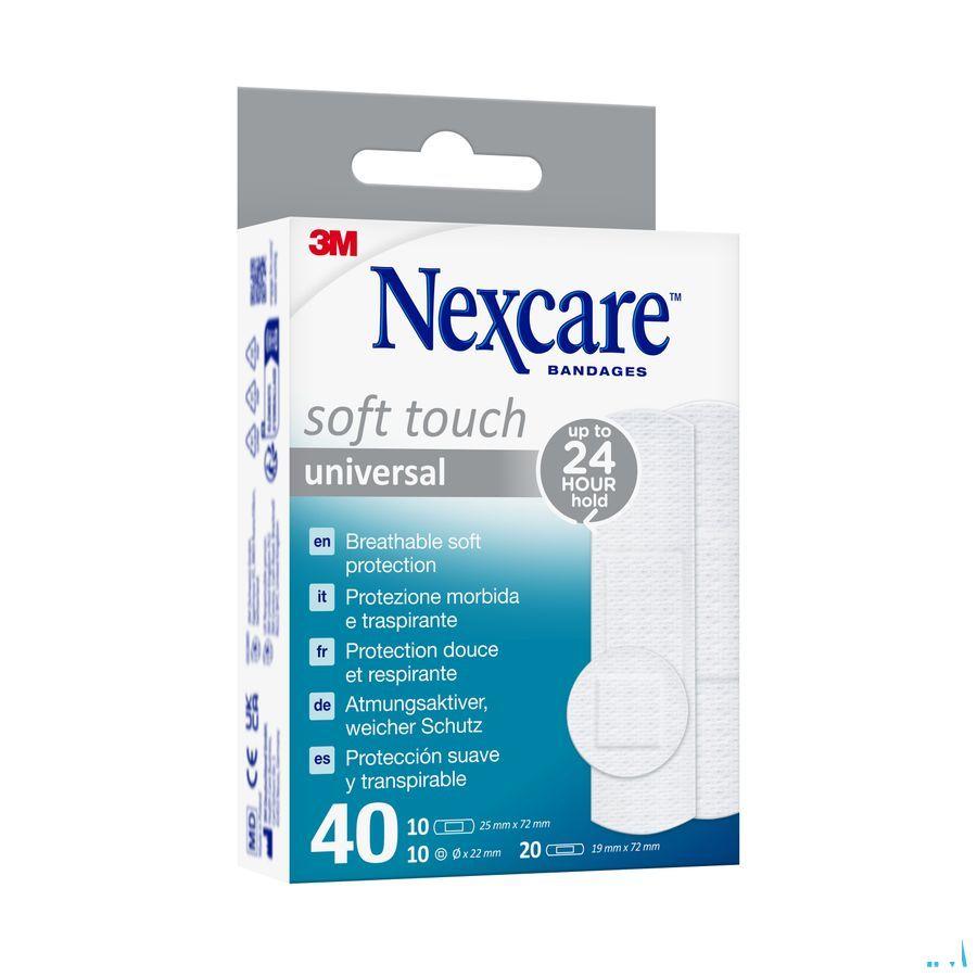 Nexcare 3M Soft Touch Universal Assort. Strips 40  -  3M