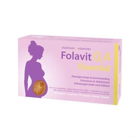 Folavit 0,4Mg Essential Comp 90 + Caps 90 