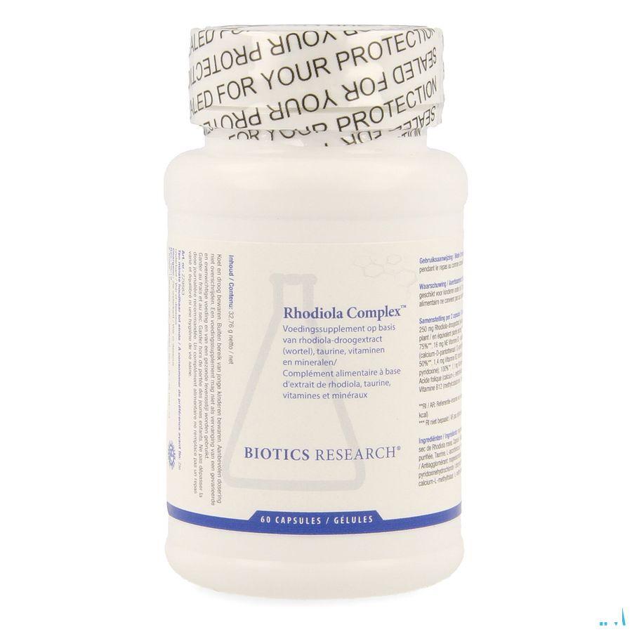 Biotics Rhodiola Complex 60 gélules  -  Energetica Natura