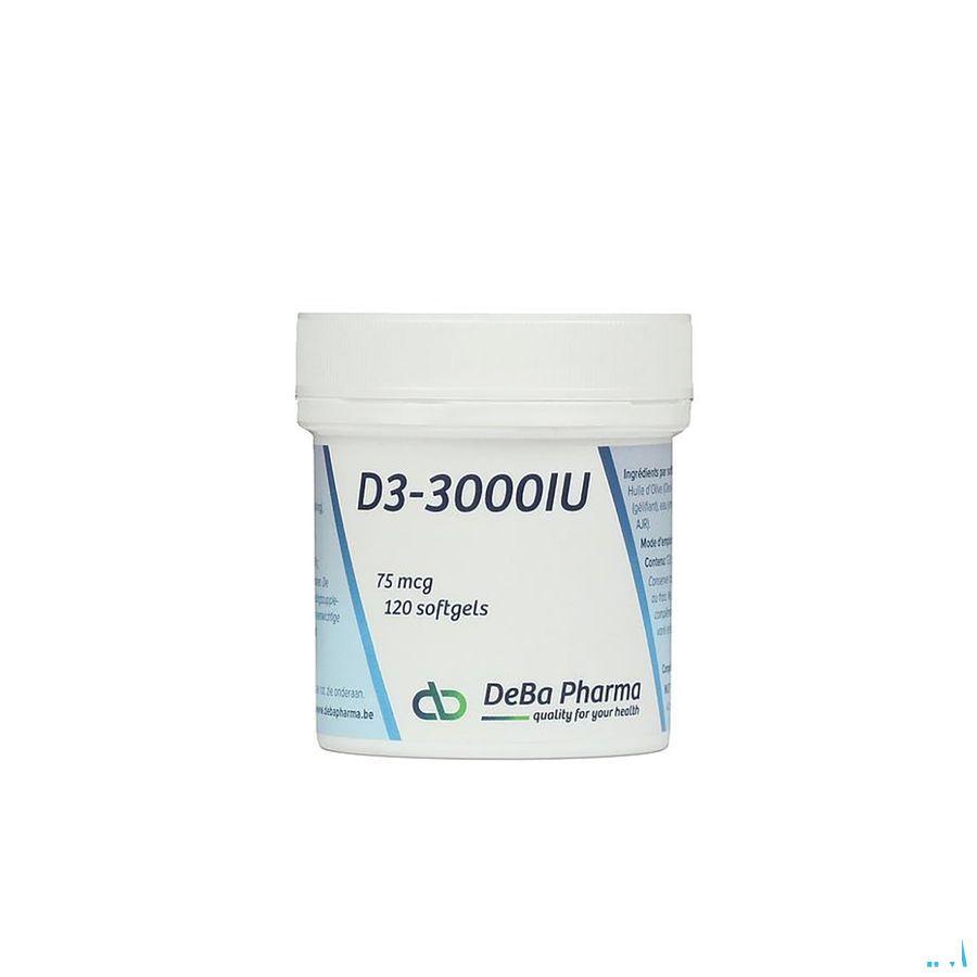 D3 3000 Iu Capsule 120  -  Deba Pharma