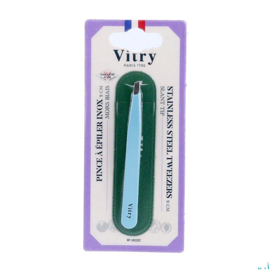 Vitry Classic Epileerpincet Prof Schuin Blauw  -  Vitry