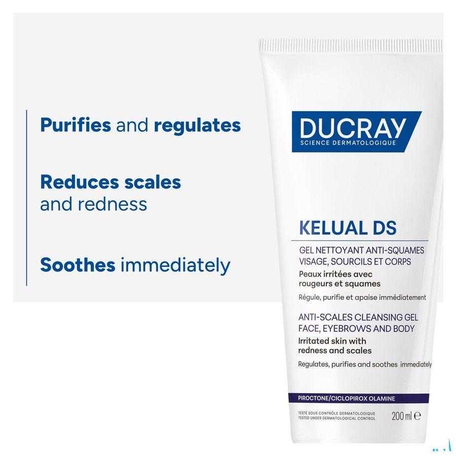 Ducray Kelual Ds gel Nettoyant A/Squam 200 ml