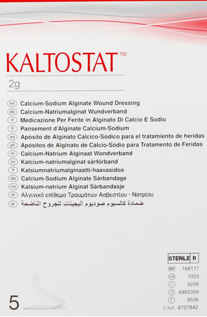 Kaltostat Cavity Meche-wieken 2g Ster 5p  -  Convatec