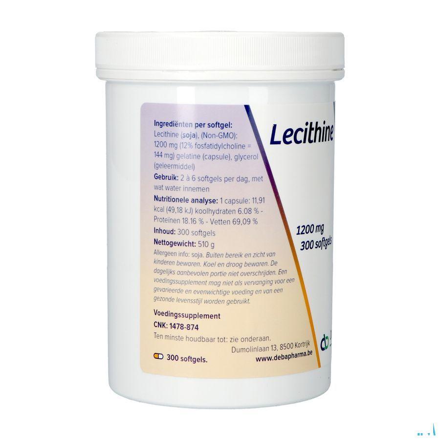 Lecithine Capsule 300x1200 mg  -  Deba Pharma