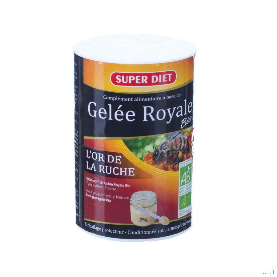 Super Diet Koninginnegelei Bio Pot 25 gr  -  Superdiet Laboratoires