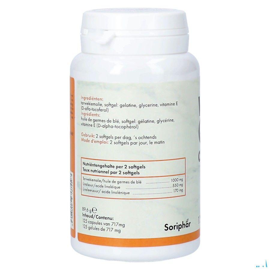 Soria Tarwekiemolie 500Mg Softgel Caps 125  -  Soria Bel
