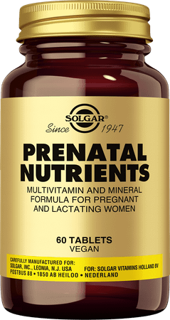 Solgar Prenatal Nutrients Tabletten 60  -  Solgar Vitamins