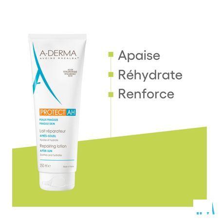 Aderma Protect Lait Reparateur Anti soleil 250 ml  -  Aderma