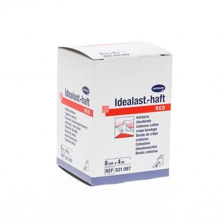 Idealast-haft Rood 8cmx4m 1 P/s  -  Hartmann