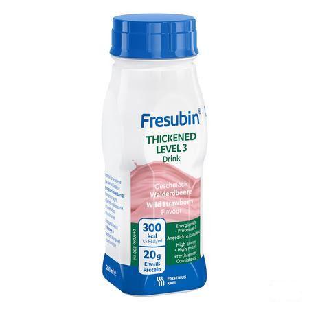 Fresubin Thickened Level 3 Drink Fraise 4X200 ml