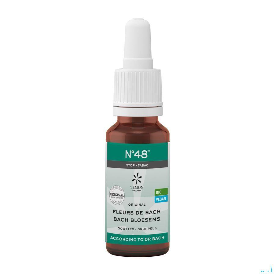 Bachbloesem Bio Nr 48 Druppels Stop-tabak 20 ml  -  Eureka Pharma
