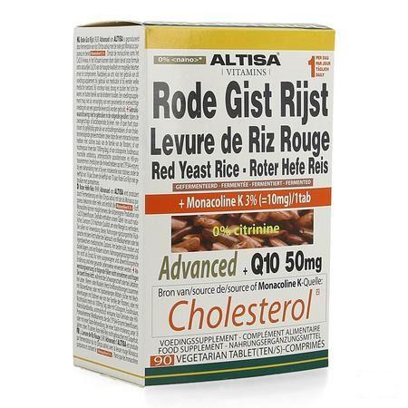 Altisa Levure Riz Rge Adv.complex + q10 Natur Comprimes 90  -  Dieximport