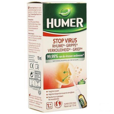 Humer Stop Virus Neusspray 15 ml  -  Urgo Healthcare
