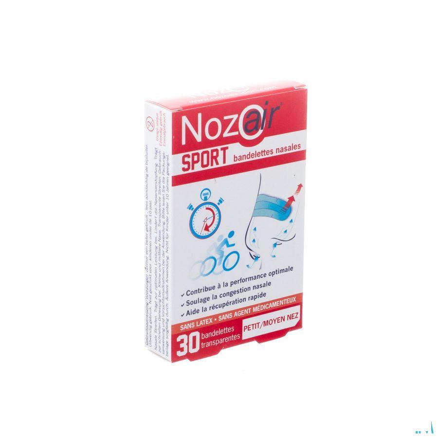 Nozoair Sport Bandelette Nasale Petit-moyen Nez 30