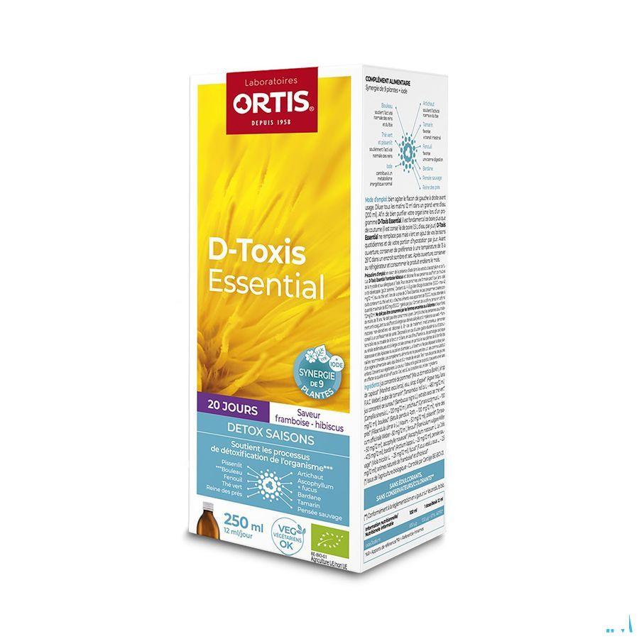 D Toxis Essential Detox Seizoenen Bio 250 ml