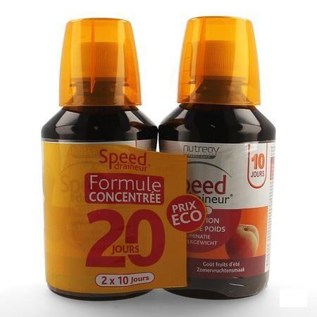 Speed Draineur Ultra Arome Zomerfruit Flacon 2x280 ml