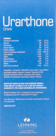 Lehning Urarthone Elixir 250 ml  -  Lab. Lehning