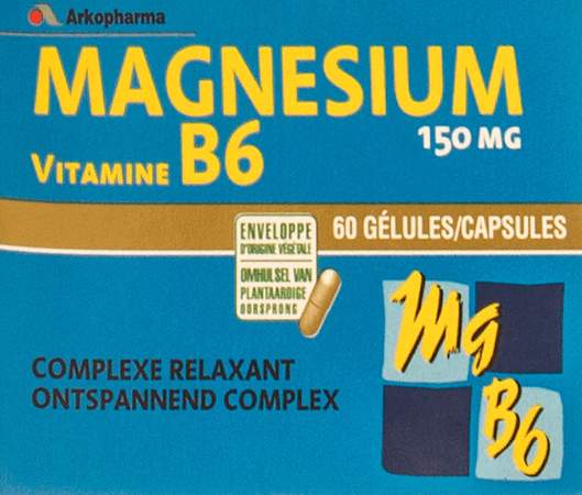 Magnesium B6 Blister Capsule 2x30  -  Arkopharma Magnesium B6 Blister Capsule 2x30  -  Arkopharma