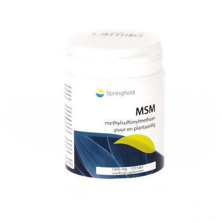 Msm Lignisul 1000 mg Springfield V-Capsule 120  -  Springfield Nutraceuticals