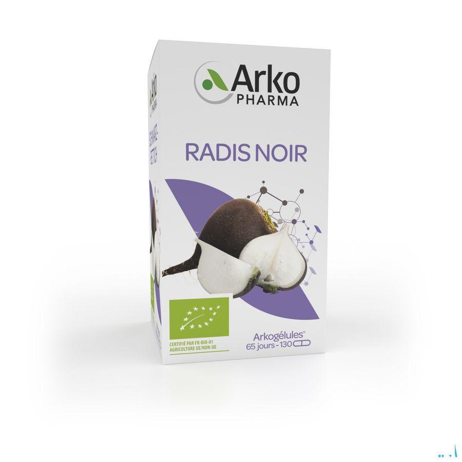 Arkogelules Radis Noir Bio Capsule 130  -  Arkopharma