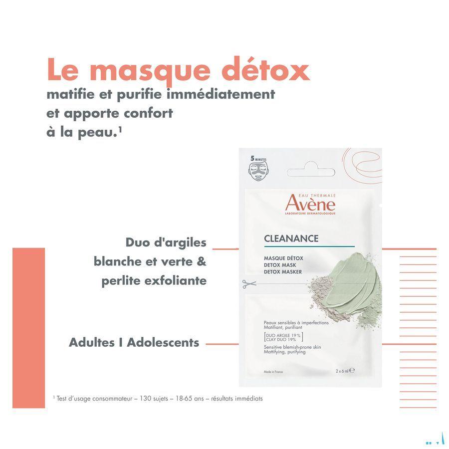 Avene Cleanance Detox Masker 2 x 6Ml