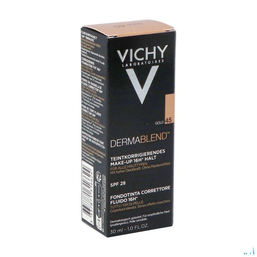 Vichy Fdt Dermablend Fluide 45 gold 30 ml