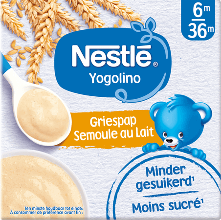 Nestle Yogolino Dessert Griespap Pot 4x100 gr  -  Nestle
