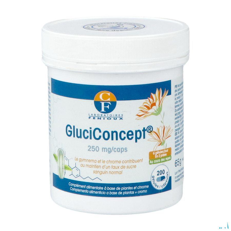 Gluciconcept Capsule 200x250 mg  -  Fenioux