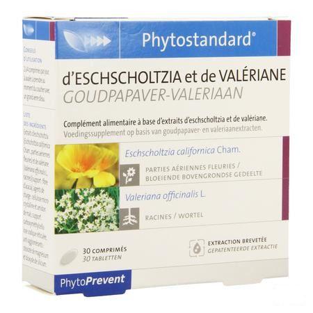 Phytostandard Goudpapaver-valerian Blist.comp 2x15  -  Pileje