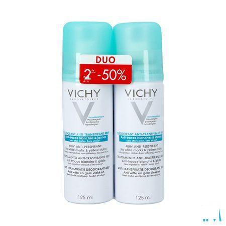 Vichy Deo Anti trace Aerosol 48u Duo 2x125 ml  -  Vichy