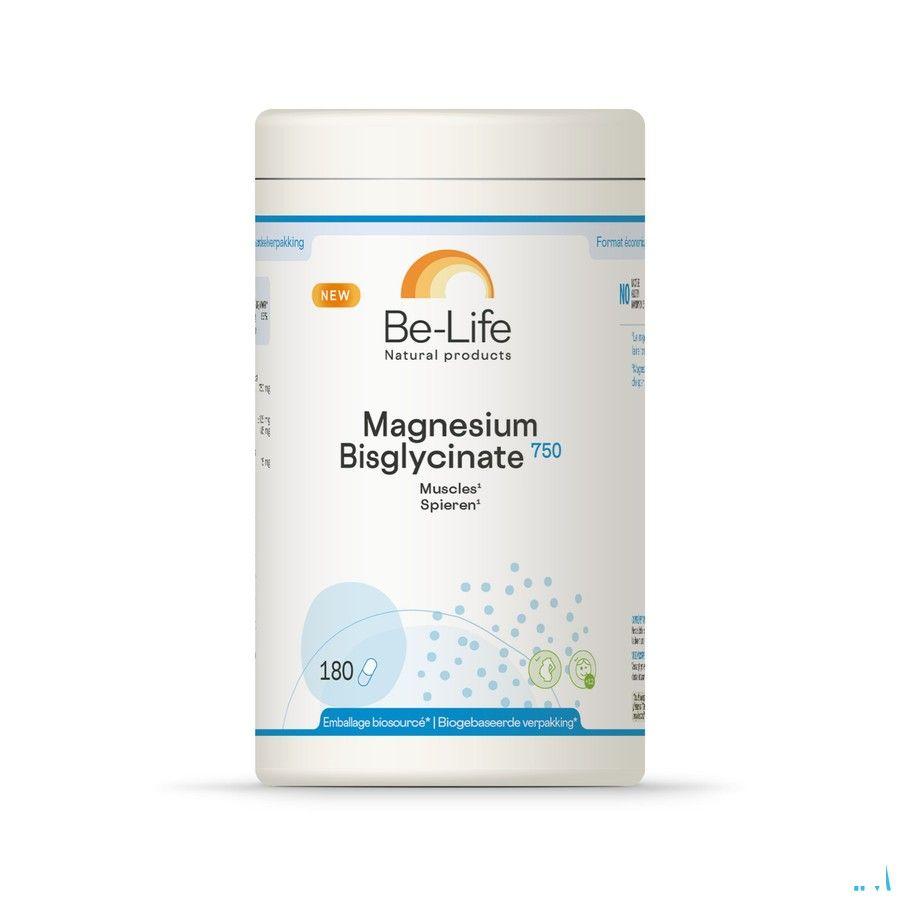 Magnesium Bisglycinate 750 Be Life Caps 180  -  Be-Life