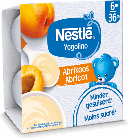Nestle Baby Yogo Abricot 4x100 gr  -  Nestle