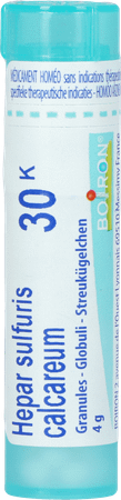 Hepar Sulfuris Calcareum 30K Gr 4g  -  Boiron